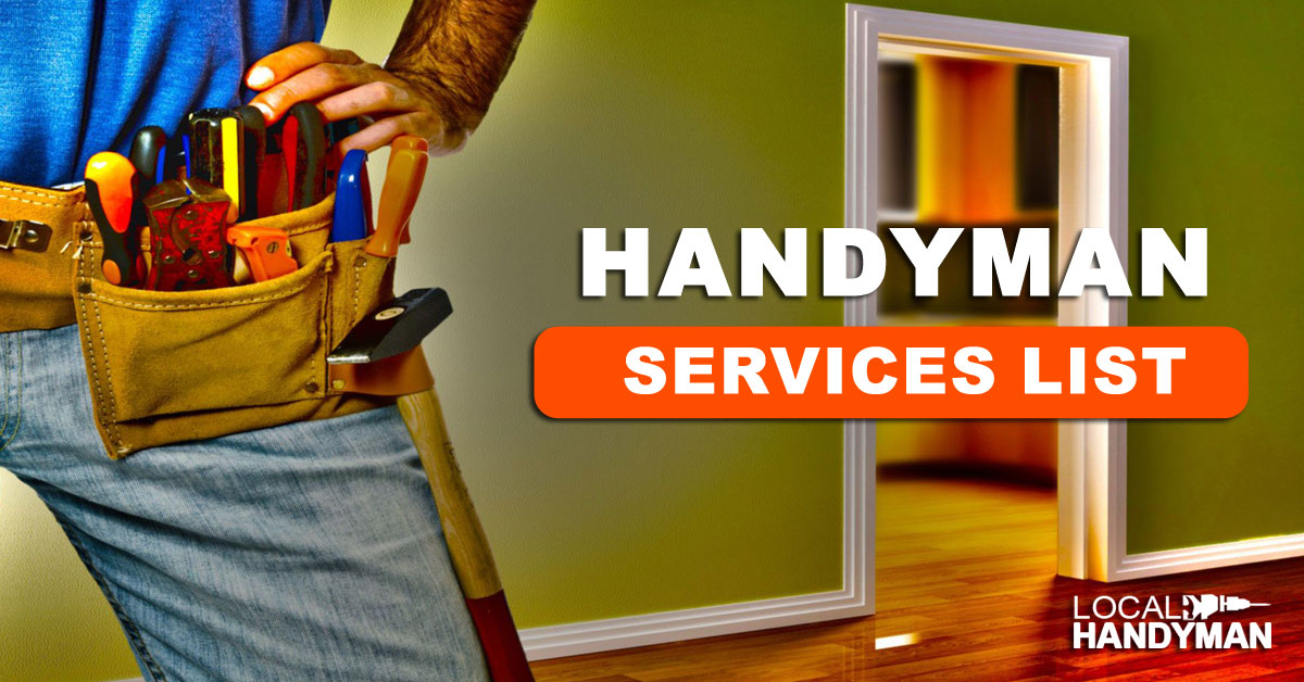 Handyman Services List Singapore
