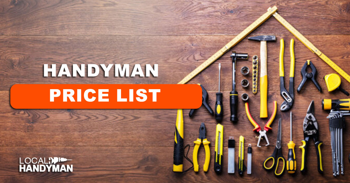 Handyman price list Singapore