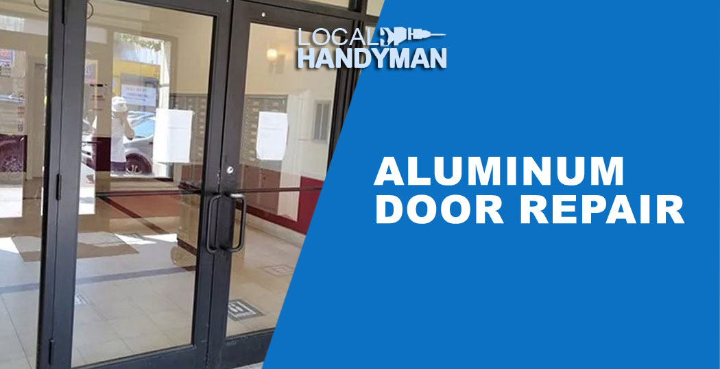 Aluminum door repair
