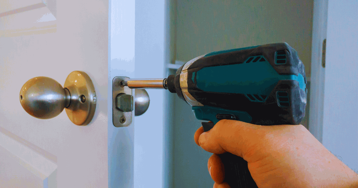 Lock door repair
